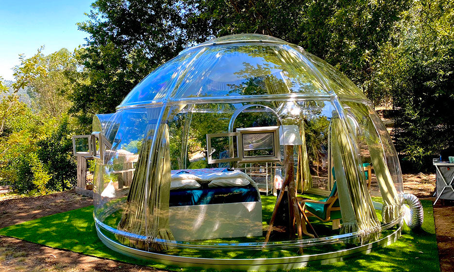 Panoramic Dome: the perfect addition to your Airbnb, guest house, ADU, glamping, studio or alternative house