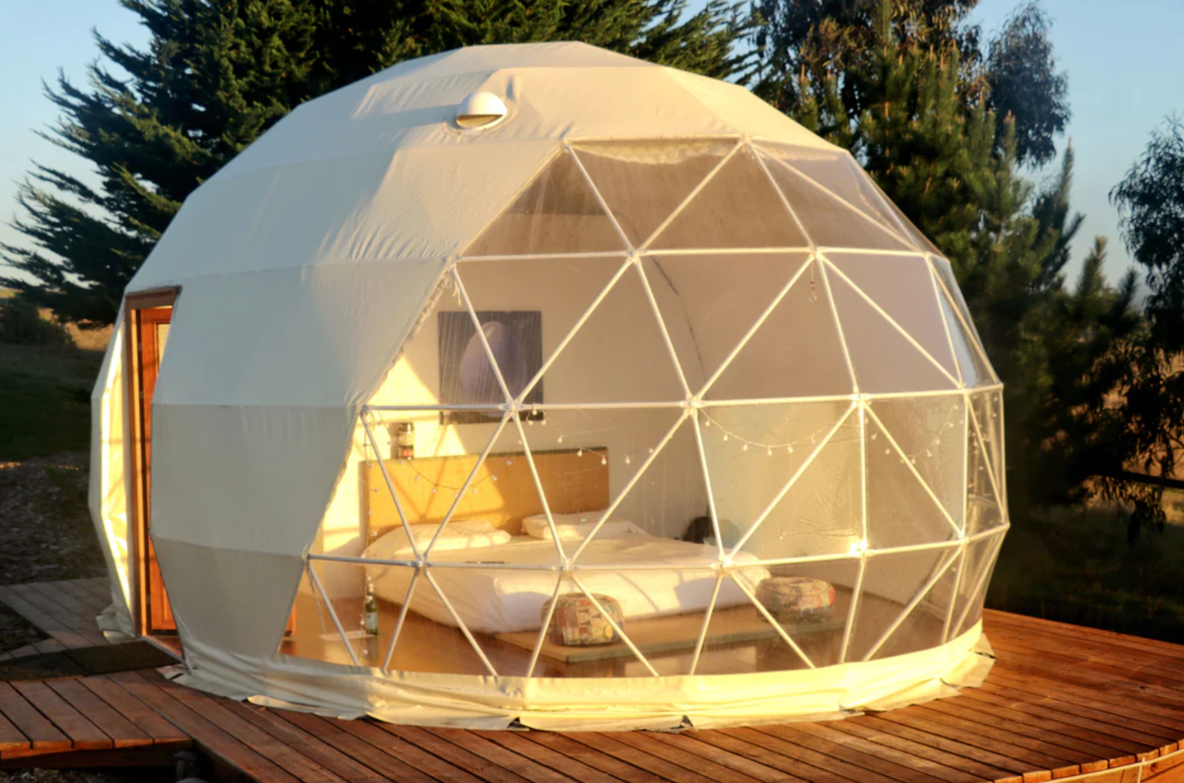 Exclusive oval dome kit for retreats / ADU / glamping / guest House/ yoga studio / getaway home