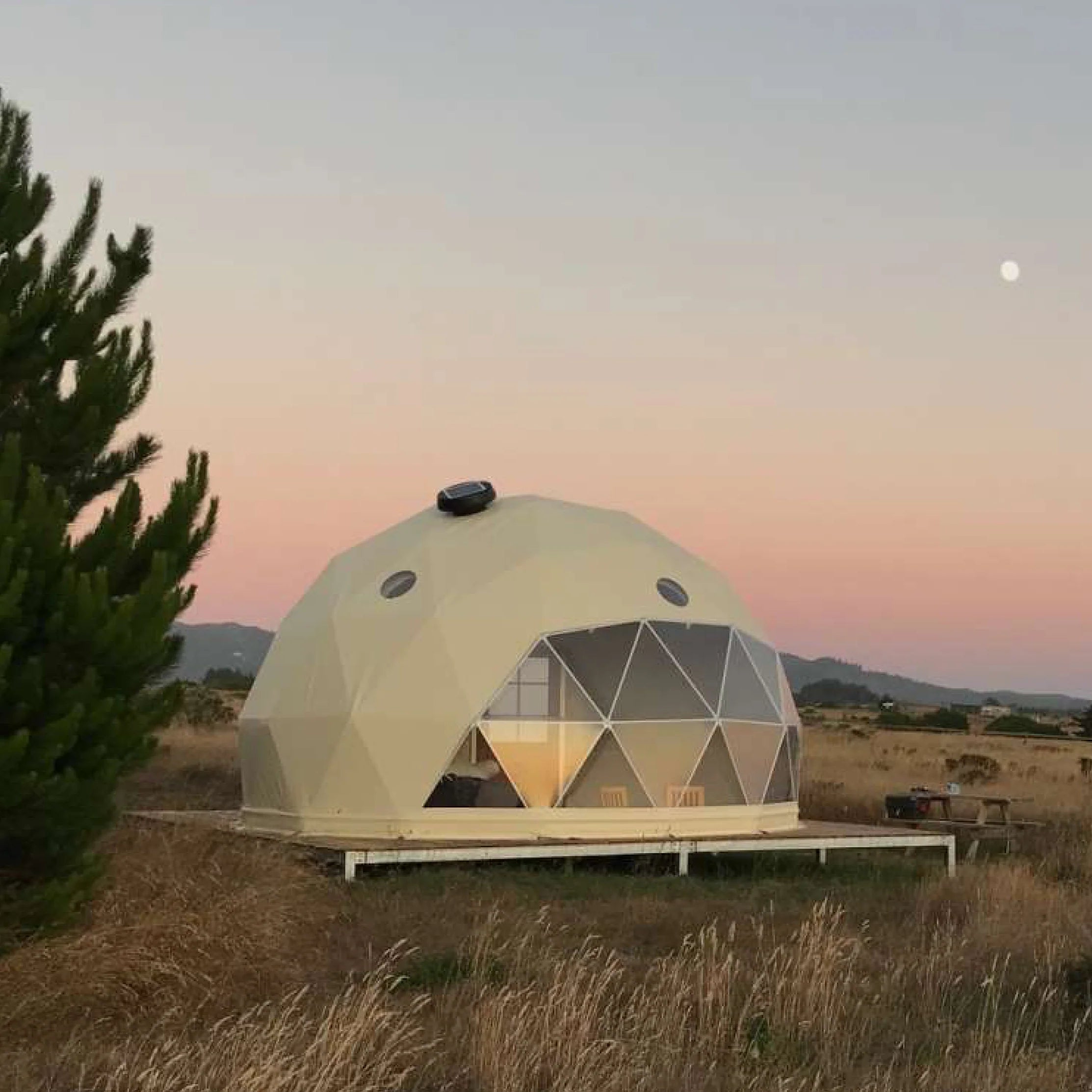 Premium geodesic dome kit for retreats / ADU / glamping / guest