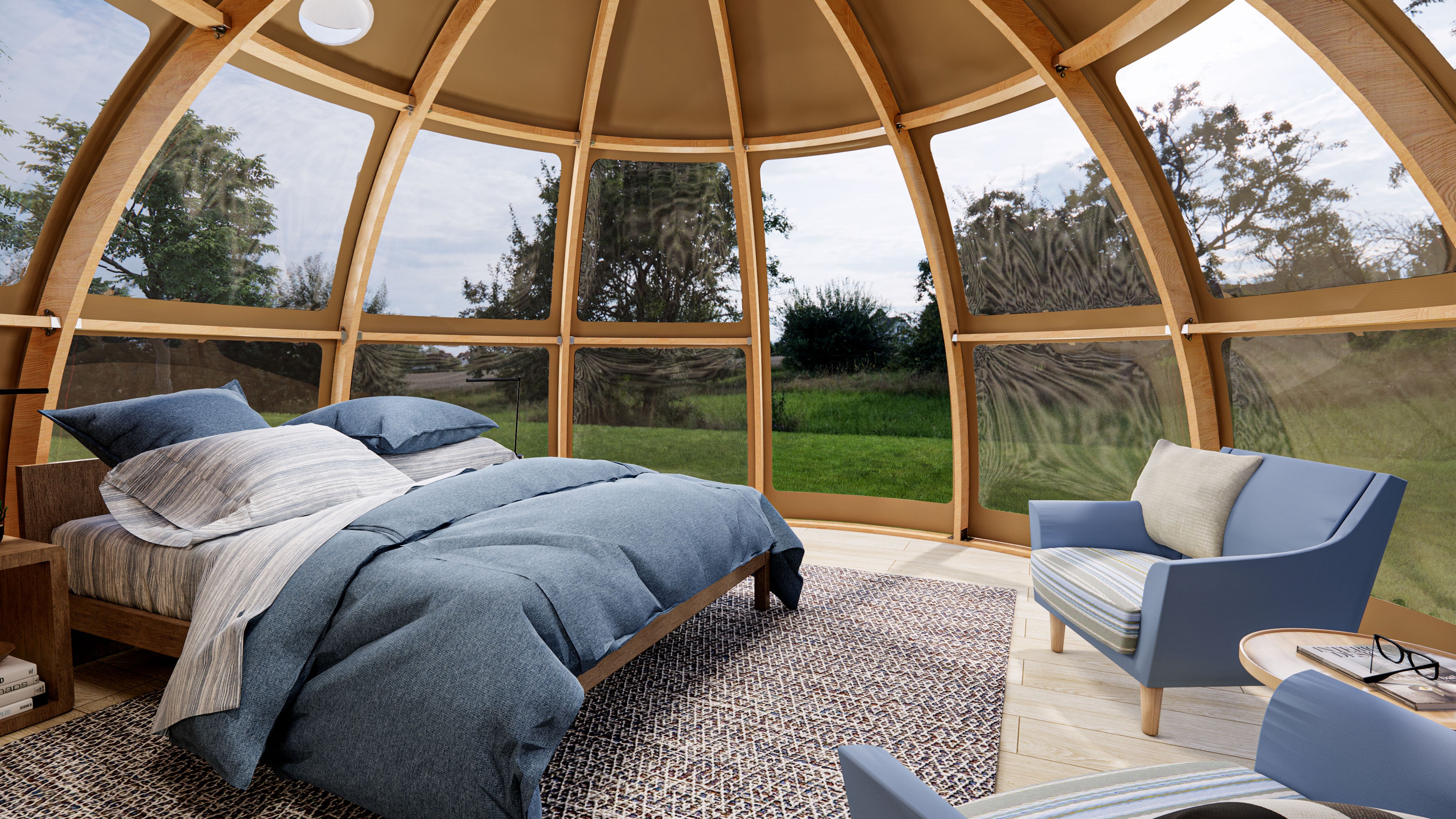 Artemis Dome: Stylish Glamping & Versatile Living Space – landscamper