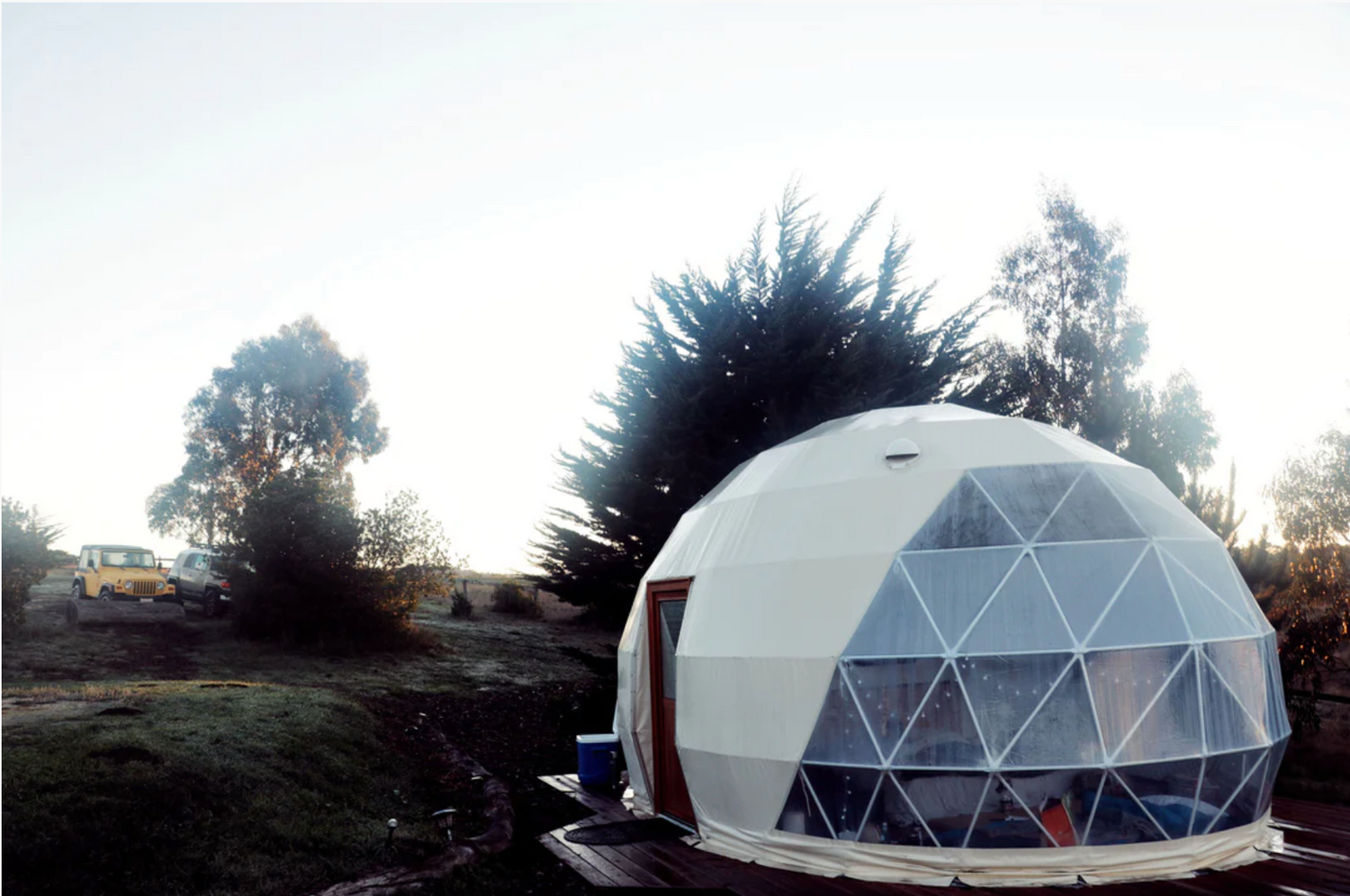 Insulation Portable Geodesic Camping Structures Dome Tent Sphere