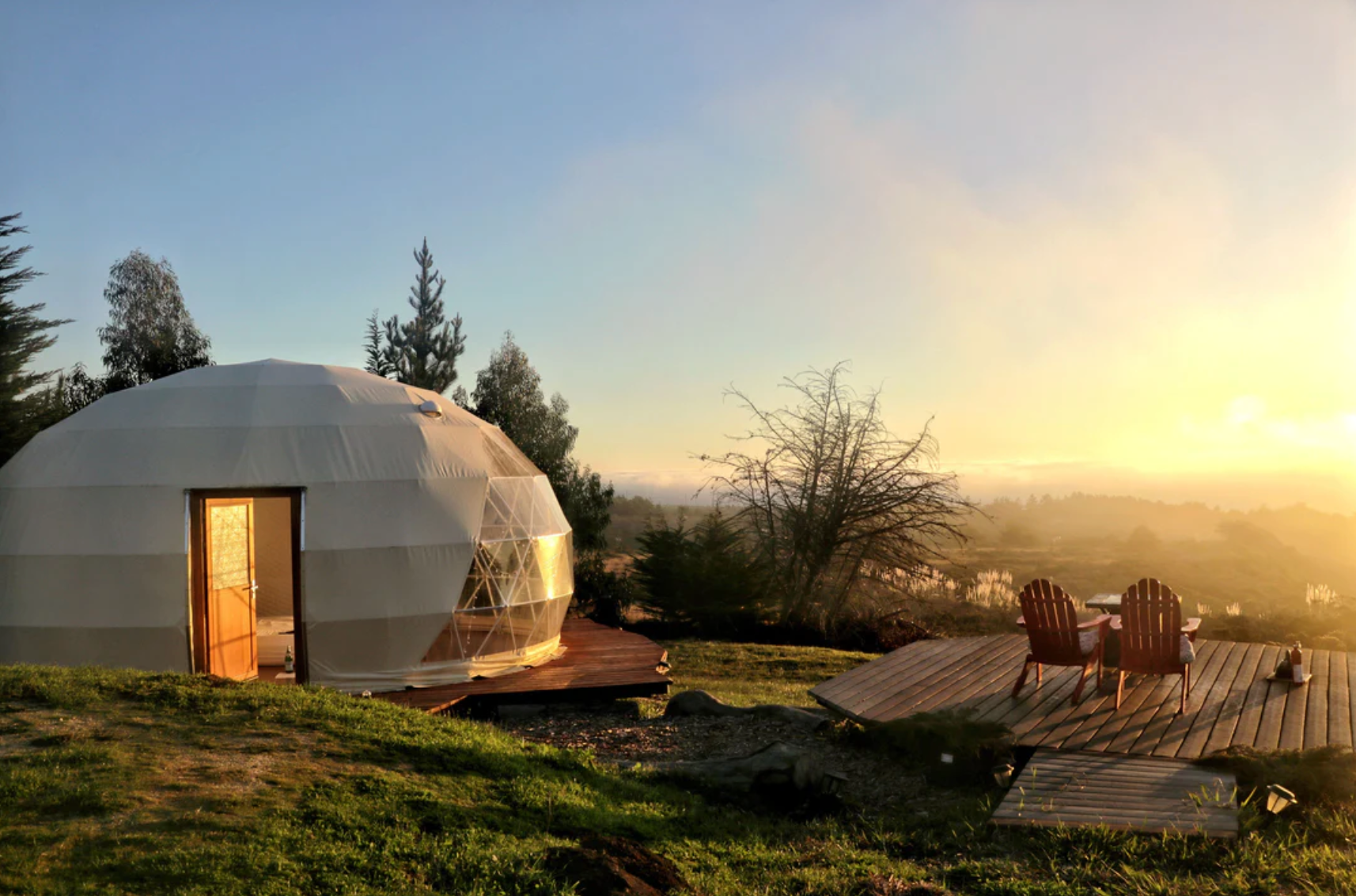 Exclusive oval dome kit for retreats / ADU / glamping / guest House/ yoga studio / getaway home