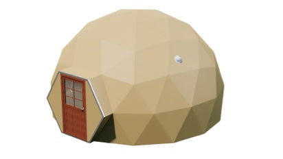 Premium geodesic dome kit for retreats / ADU / glamping / guest